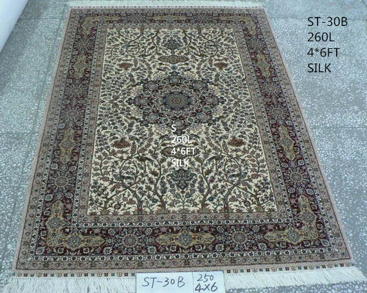 Real silk carpet ST 4X6 260L