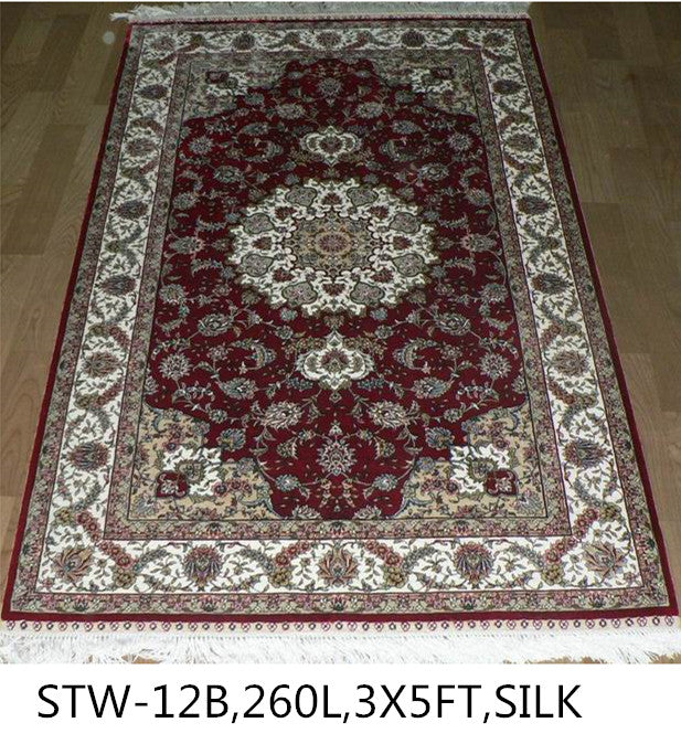 Real silk carpet STW 260L 3X5FT