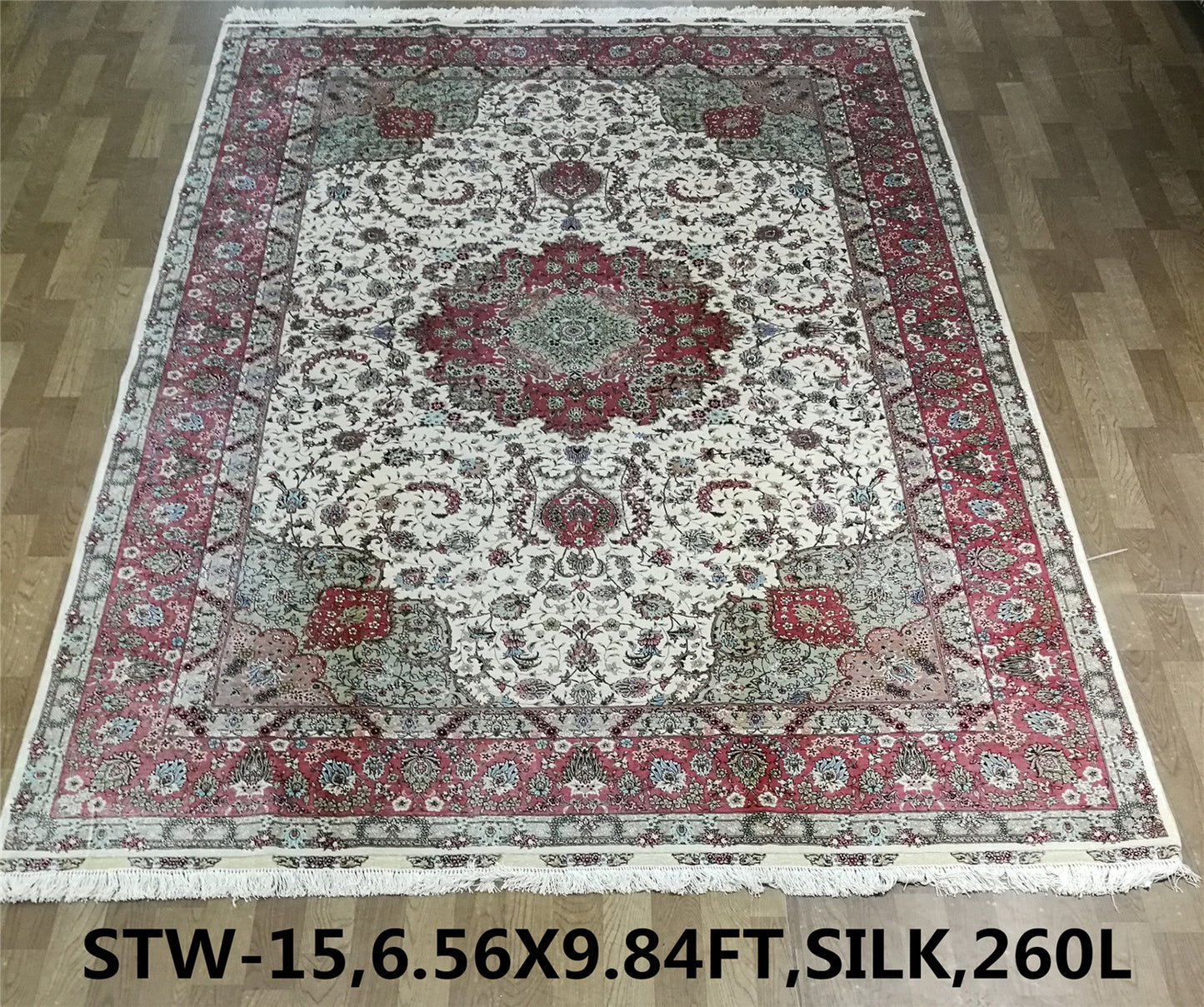 Real silk carpet