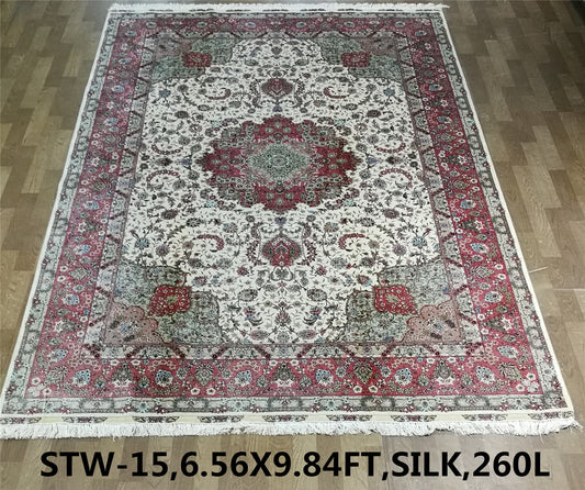 Real silk carpet