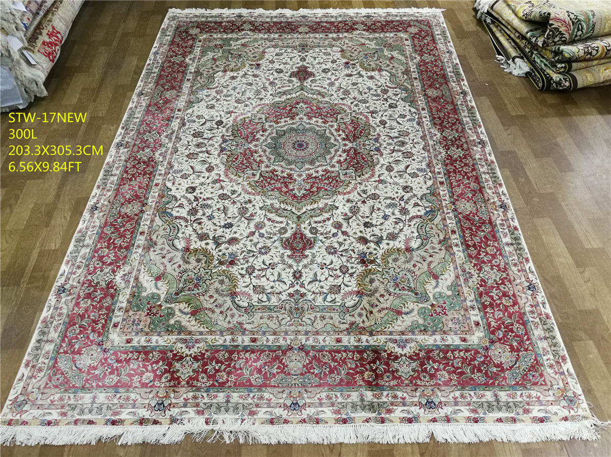 Real silk carpet