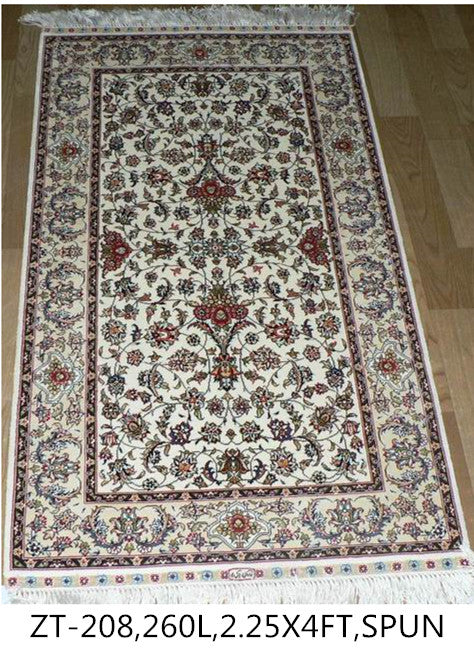 blends spun silk yarn carpet