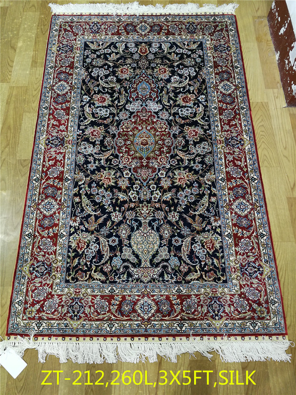 Real silk carpet ZT  260L 3X5