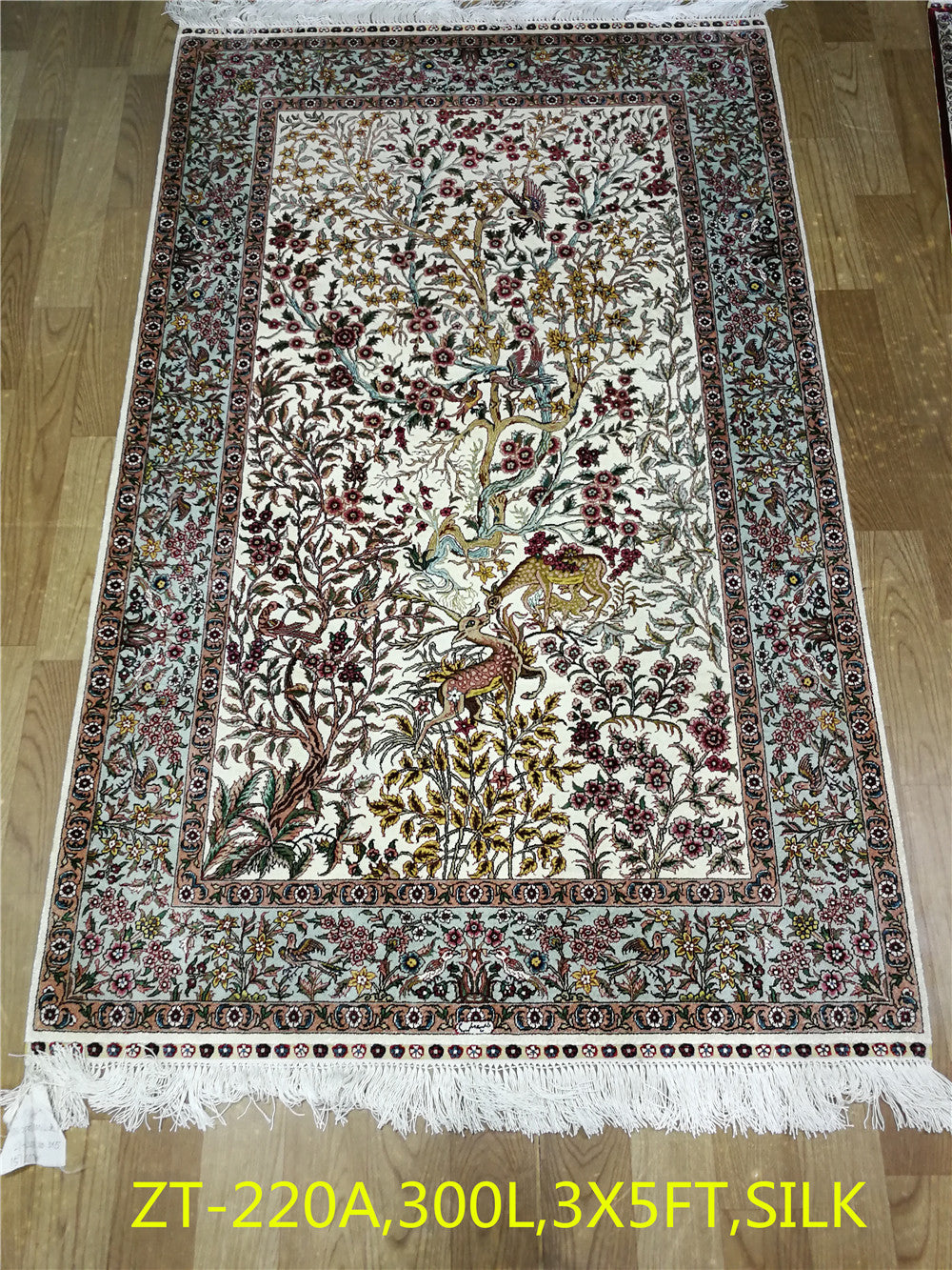 Real silk carpet ZT  260L 3X5