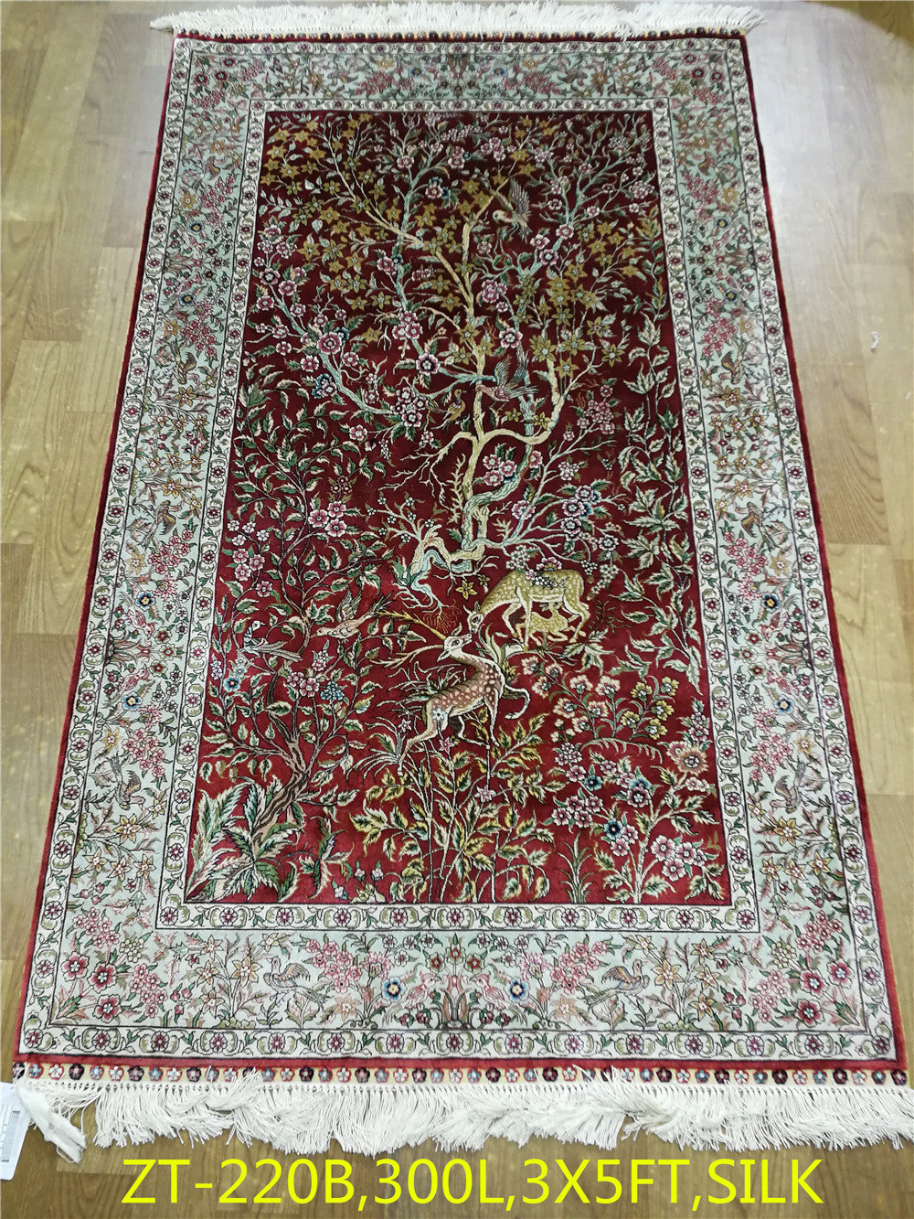 Real silk carpet ZT  260L 3X5