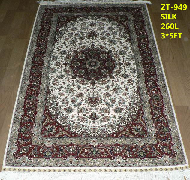 Real silk carpet ZT  260L 3X5