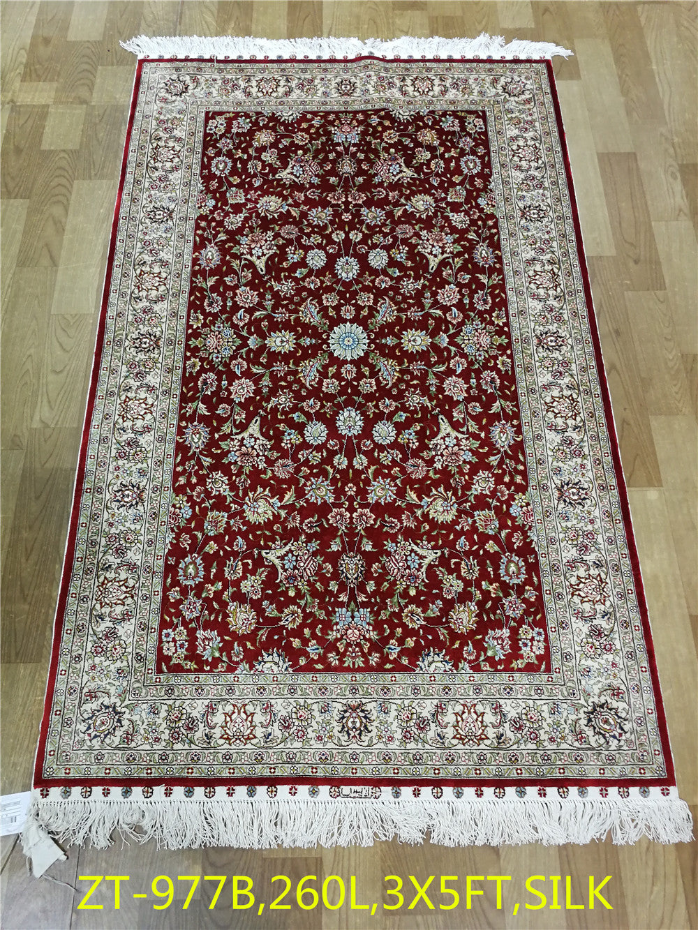 Real silk carpet ZT  260L 3X5