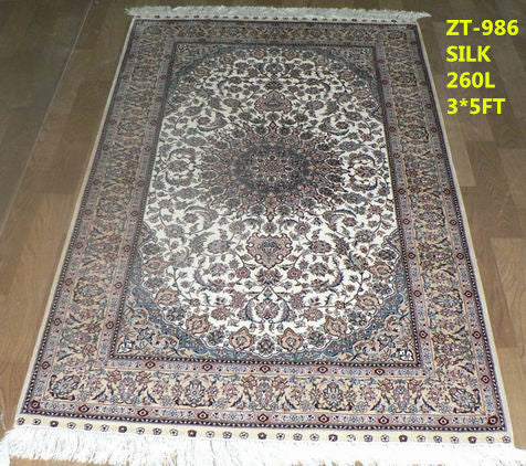 Real silk carpet ZT  260L 3X5