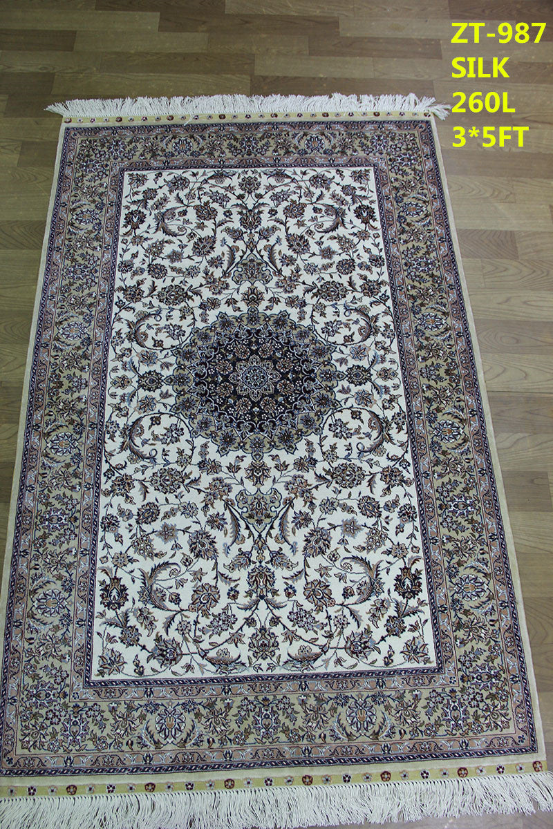 Real silk carpet ZT  260L 3X5