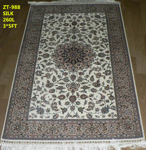 Real silk carpet ZT  260L 3X5