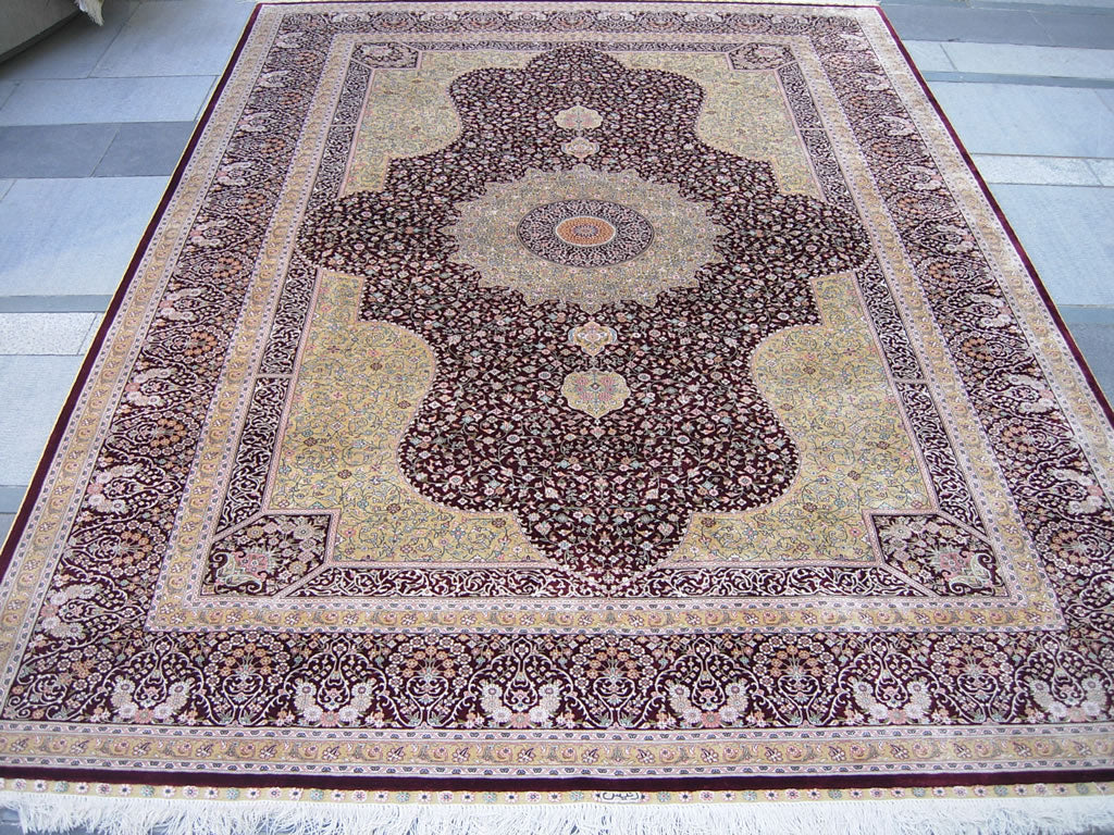 Real silk carpet Z 6.56X9.84