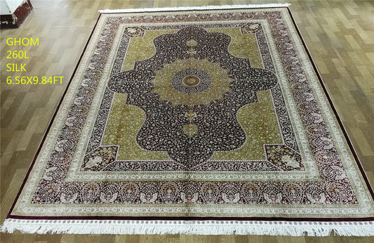 Real silk carpet   GHOM
