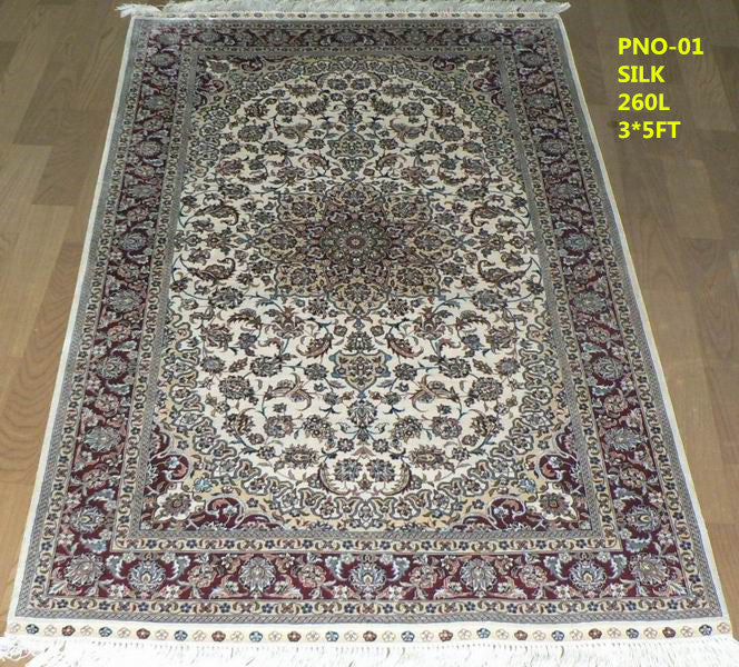Real silk carpet GST 260L 3X5FT