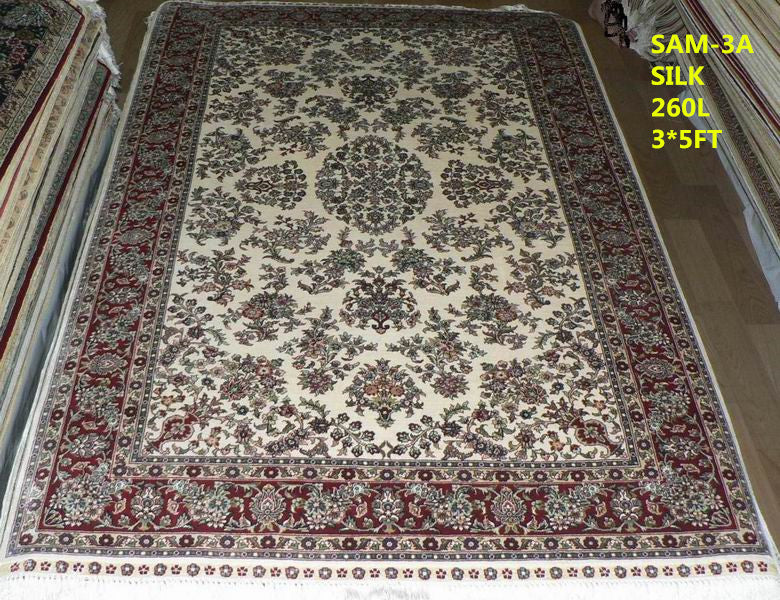 Real silk carpet GST 260L 3X5FT