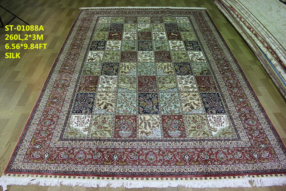 Real silk carpet ST