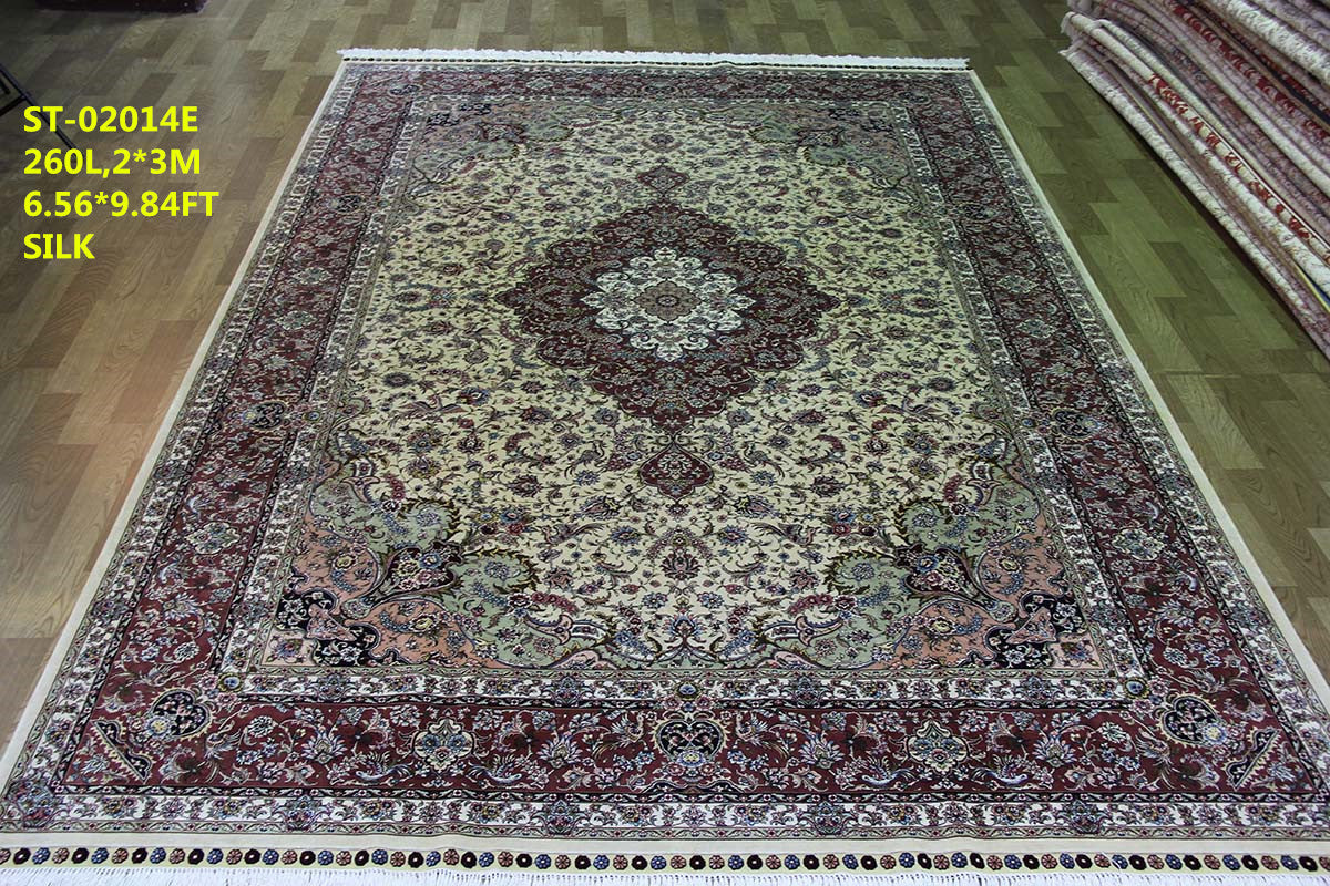 Real silk carpet ST