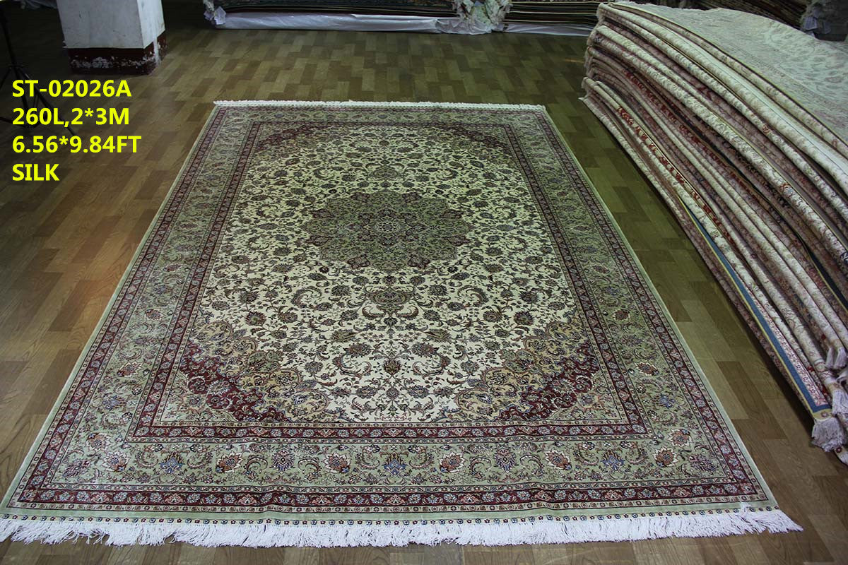 Real silk carpet ST