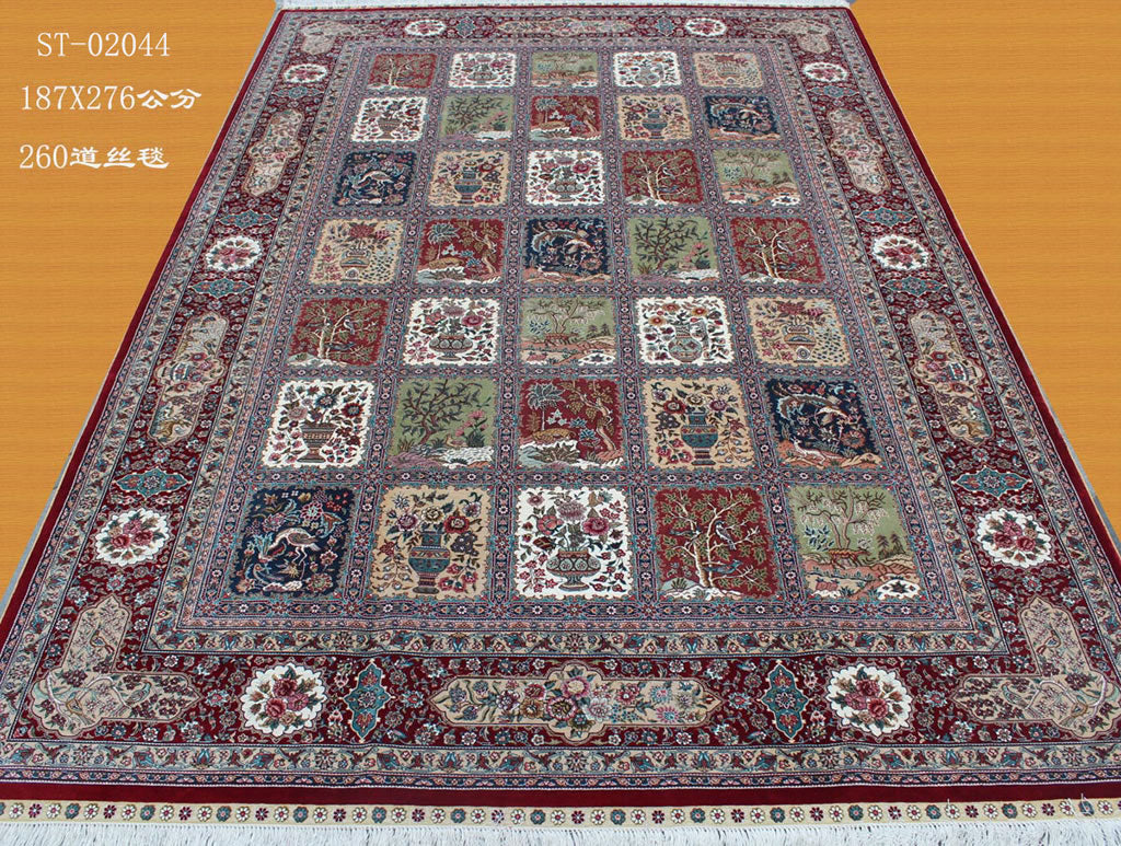 Real silk carpet  ST 6X9