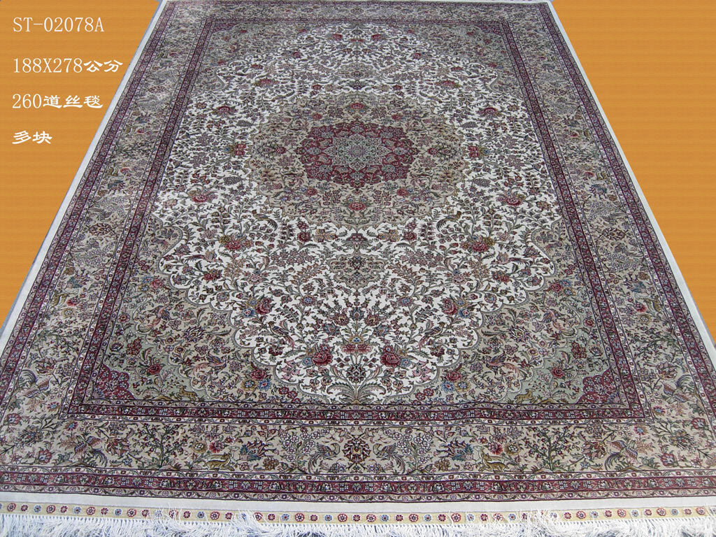 Real silk carpet  ST 6X9