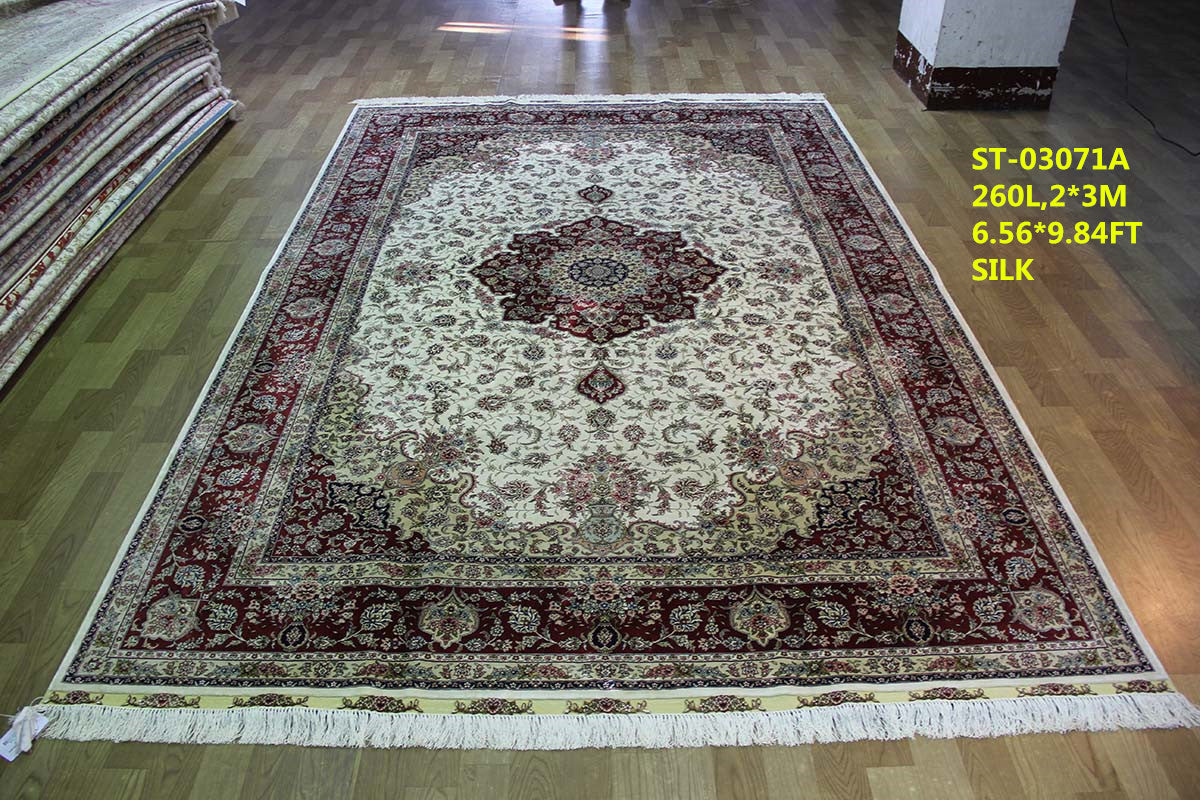 Real silk carpet ST