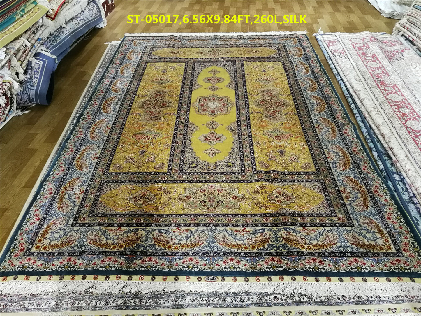 Real silk carpet ST