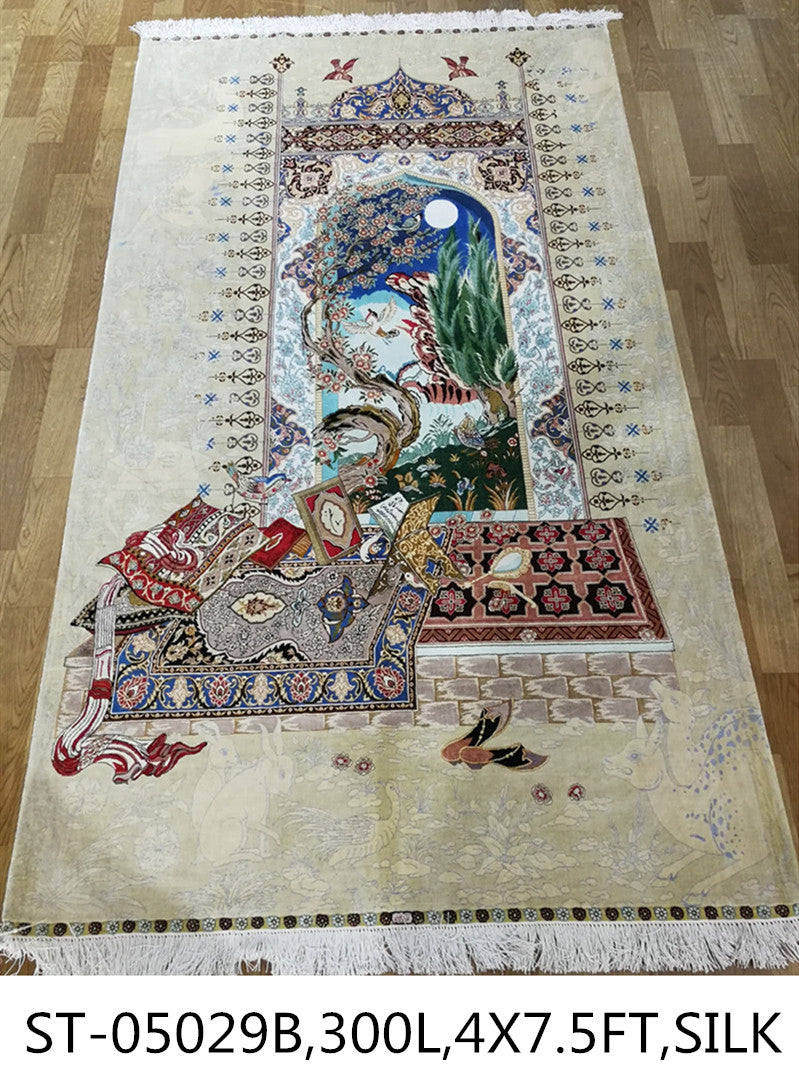 Real silk carpet ST 4X6 260L