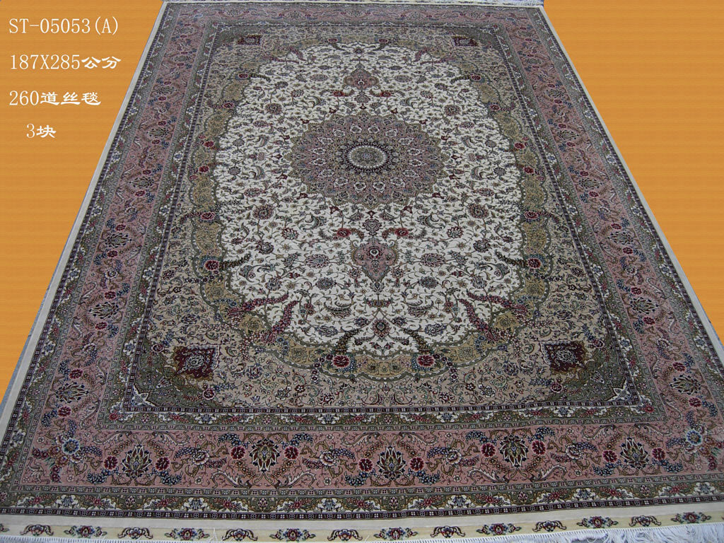 Real silk carpet  ST 6X9