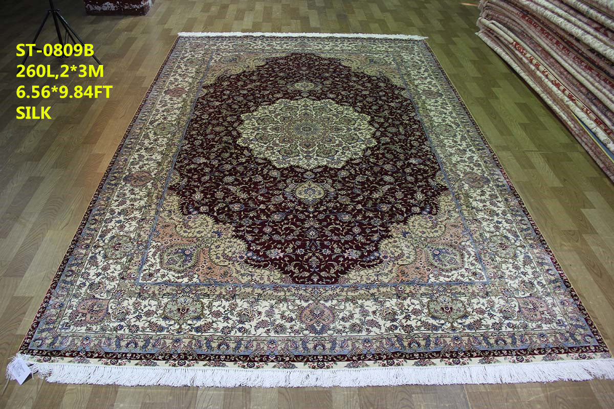 Real silk carpet ST