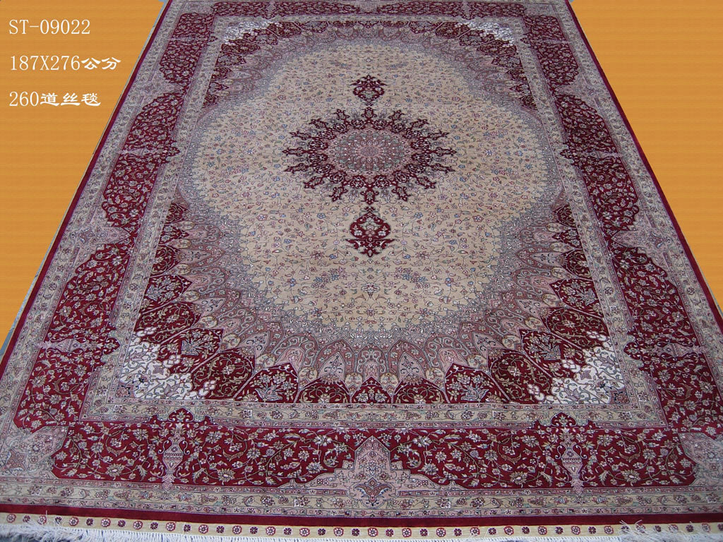 Real silk carpet  ST 6X9