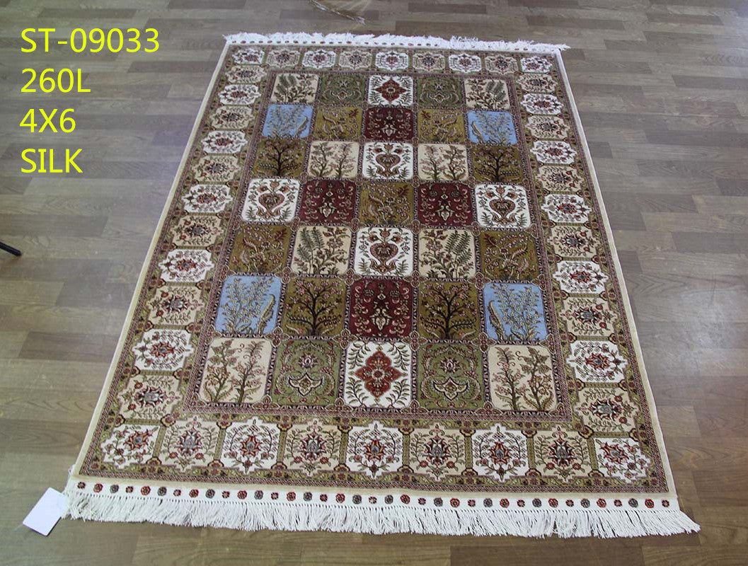 Real silk carpet ST 4X6 260L