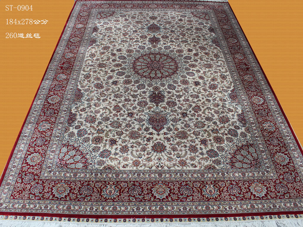 Real silk carpet  ST 6X9