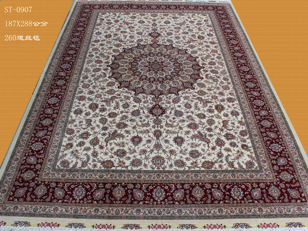 Real silk carpet  ST 6X9