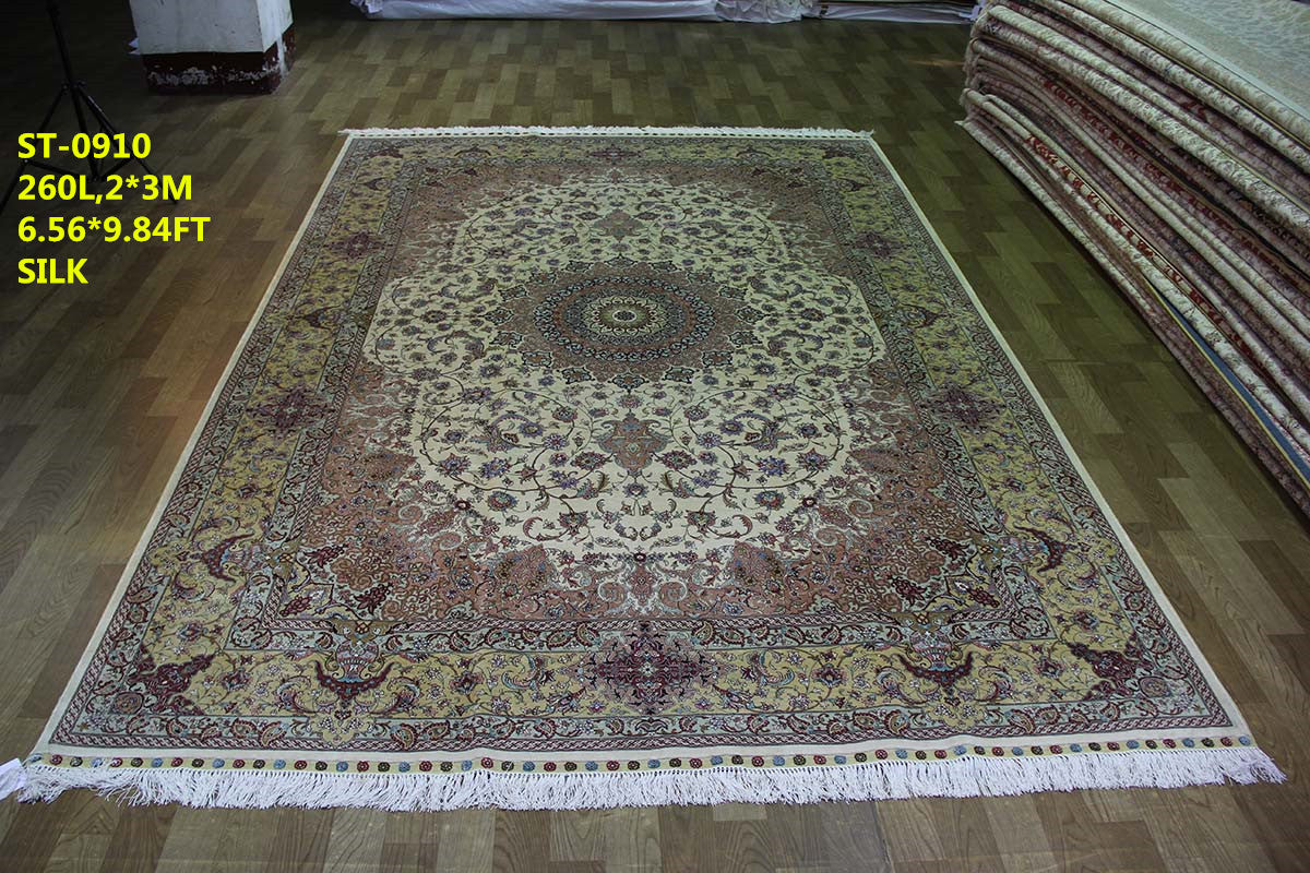 Real silk carpet ST
