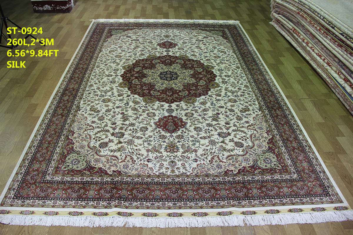 Real silk carpet ST
