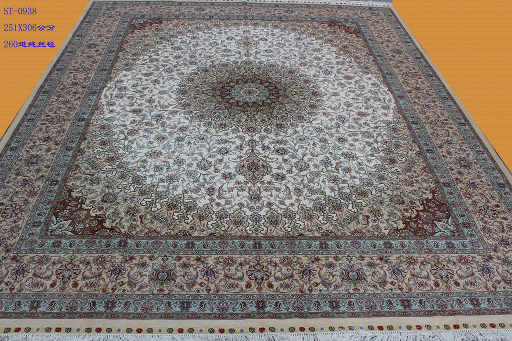 Real silk carpet ST 8X10