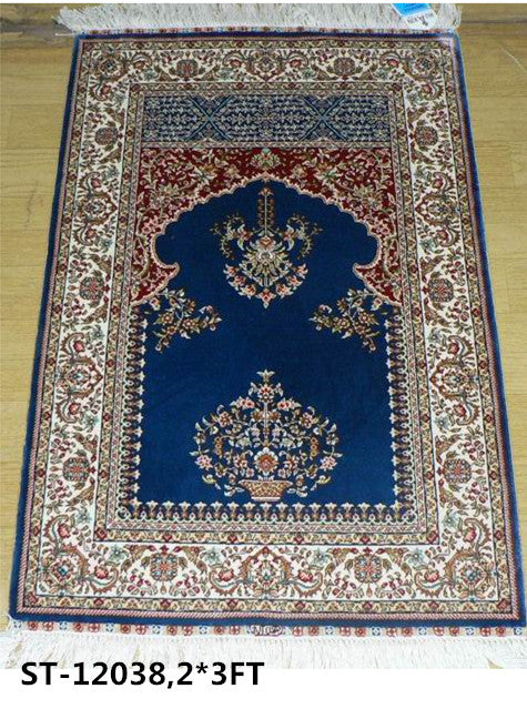 blends spun silk yarn carpet