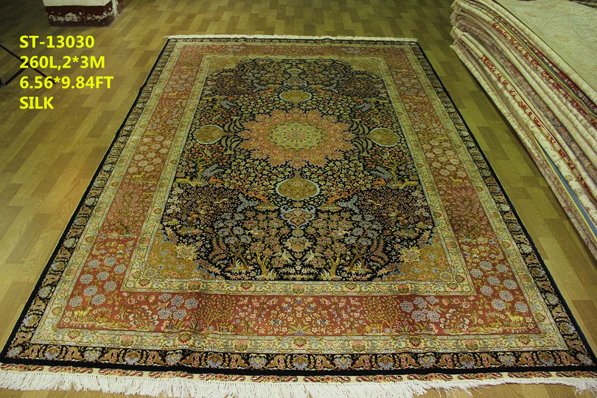 Real silk carpet ST