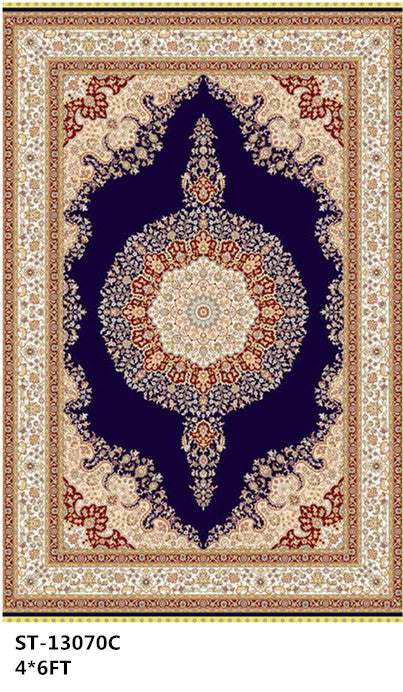blends spun silk yarn carpet