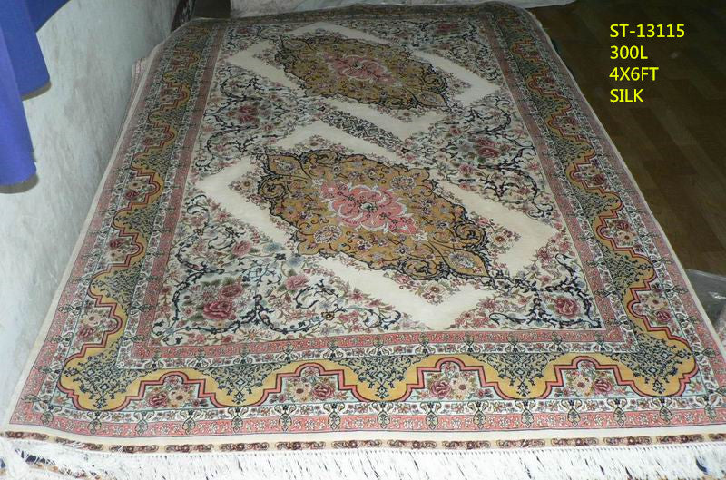 Real silk carpet ST  300L 4X6