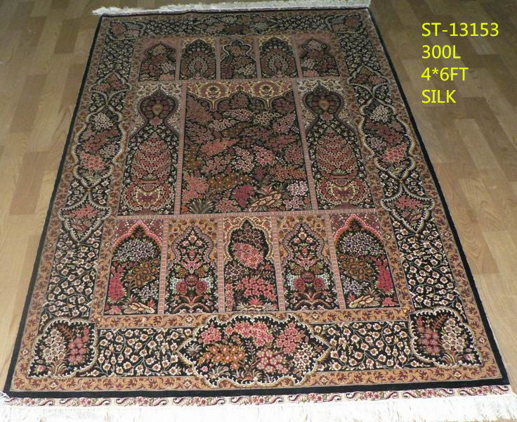Real silk carpet ST  300L 4X6