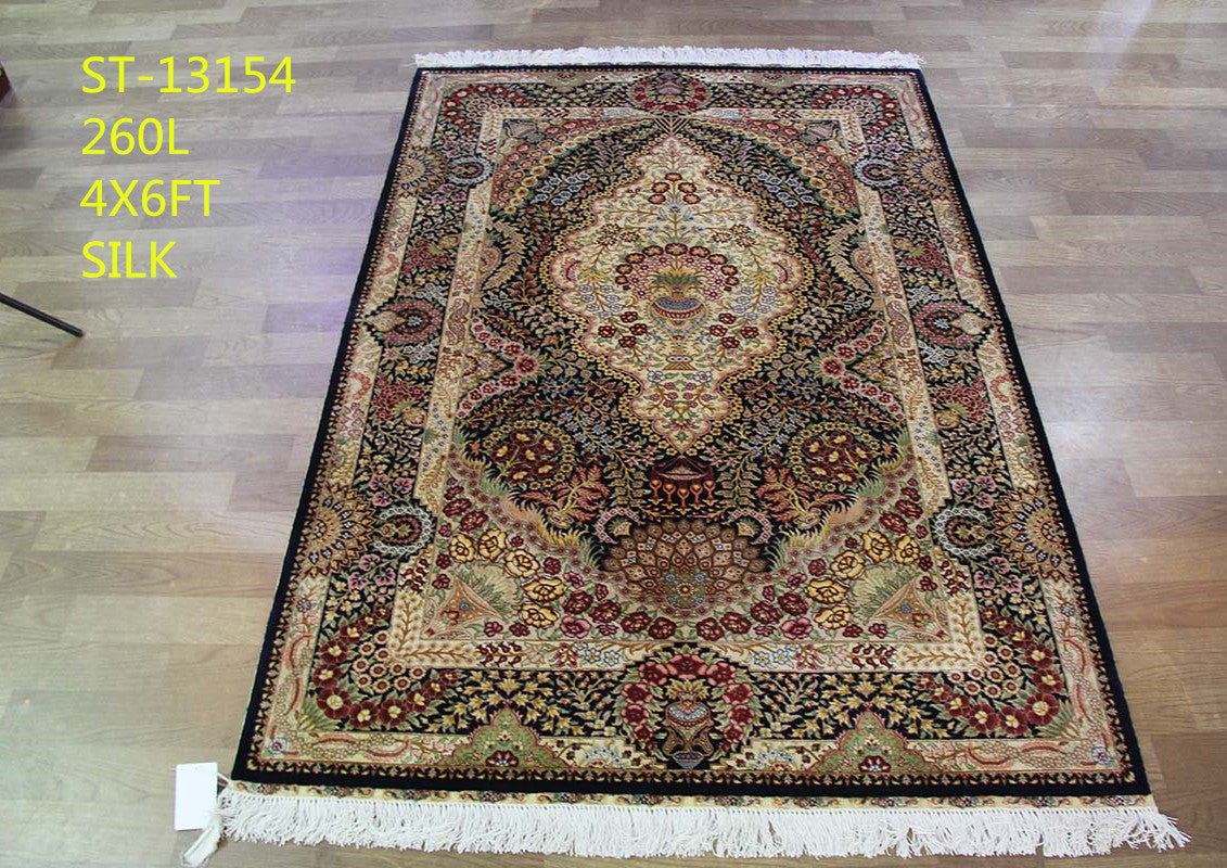 Real silk carpet ST  300L 4X6