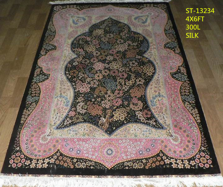 Real silk carpet ST  300L 4X6