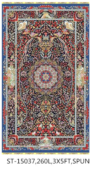 blends spun silk yarn carpet