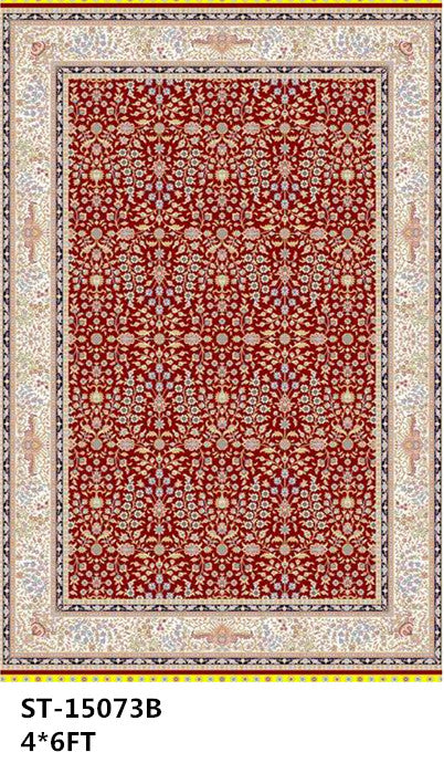 blends spun silk yarn carpet