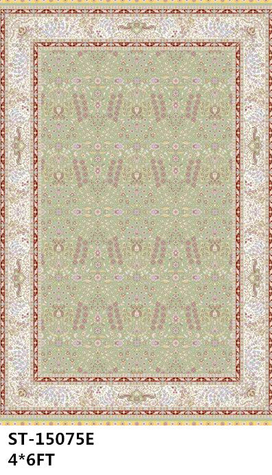 blends spun silk yarn carpet