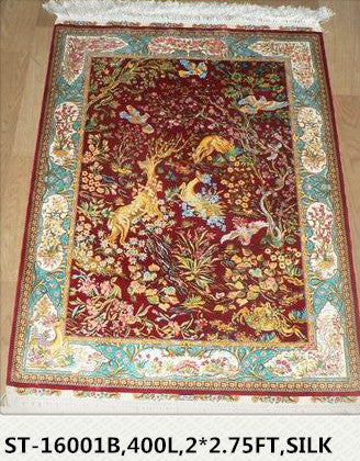 Real silk carpet  ST 400 2X2.75