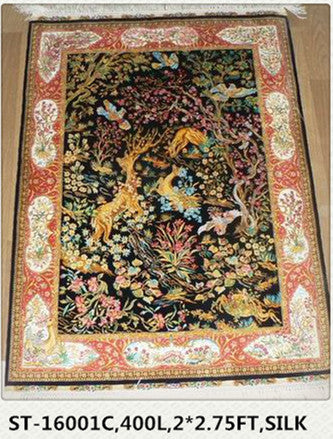 Real silk carpet  ST 400 2X2.75
