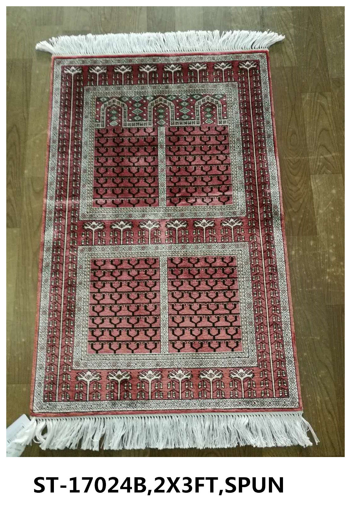 blends spun silk yarn carpet