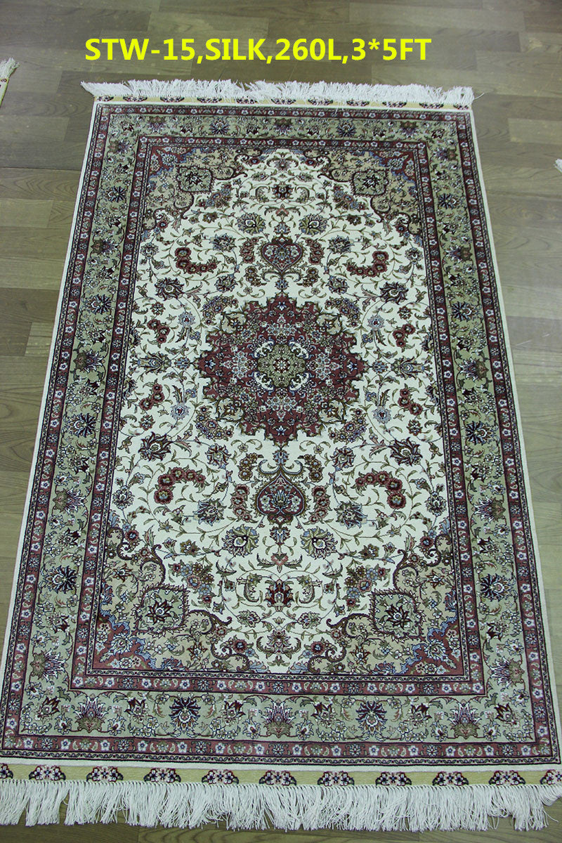 Real silk carpet STW 260L 3X5FT