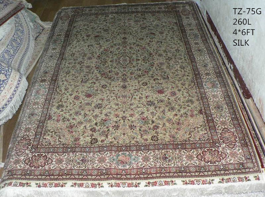 Real silk carpet TZ XBY 260L 4X6